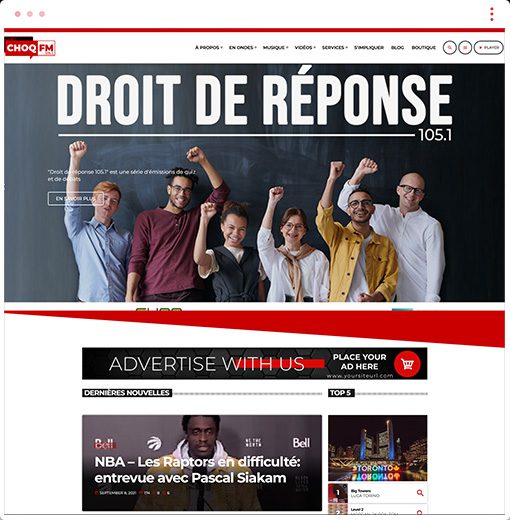 design web montreal wordpress agency
